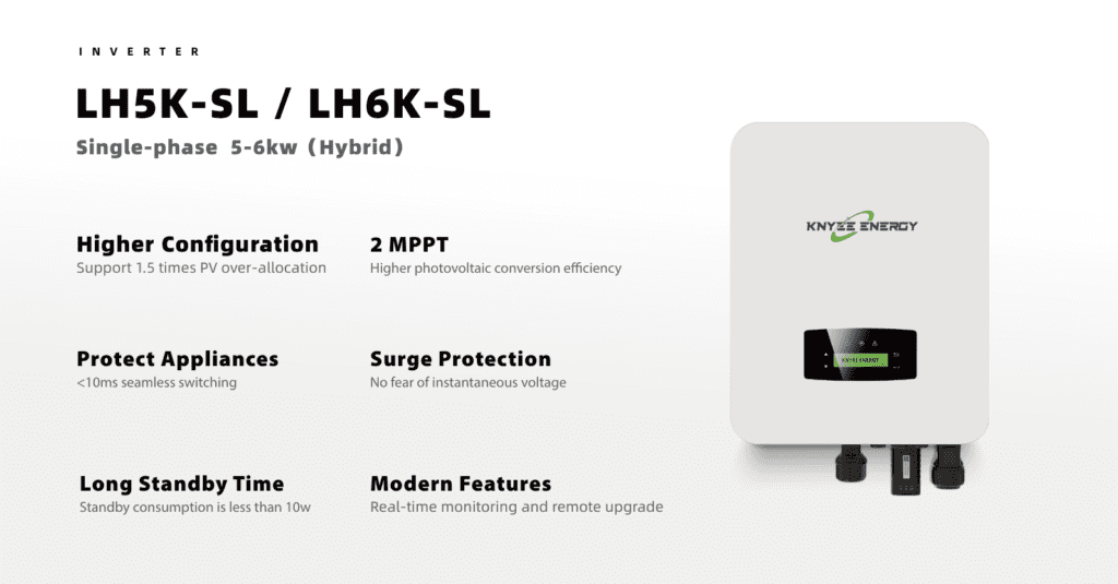 Knyee LH5K SL LH6K SL Single Phase Hybrid Inverter